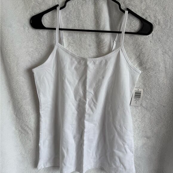 Torrid Bright White Foxy Cami - Picture 2 of 4